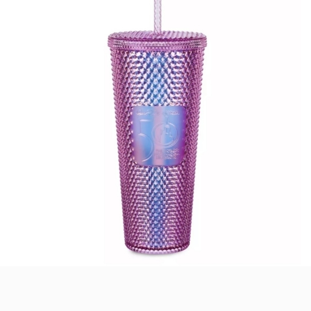 Disney world 50th Starbucks cup pink